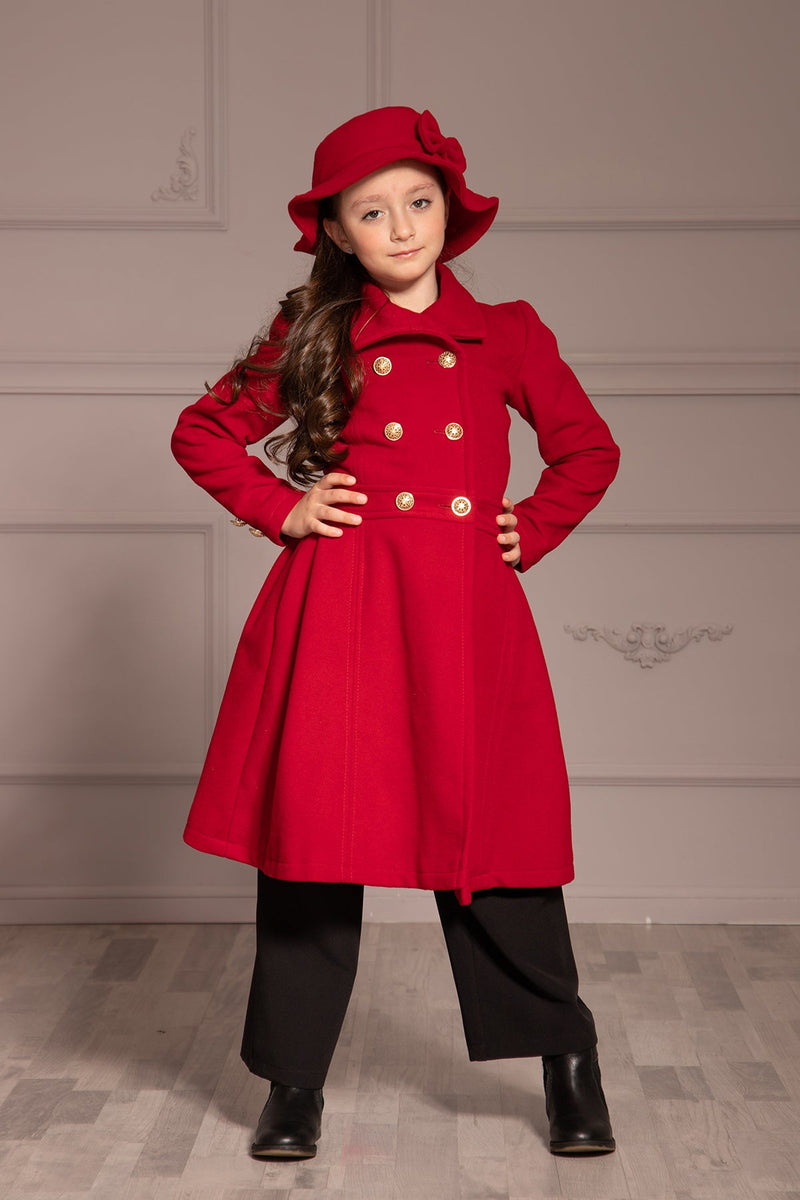 Girls dress hotsell with coat