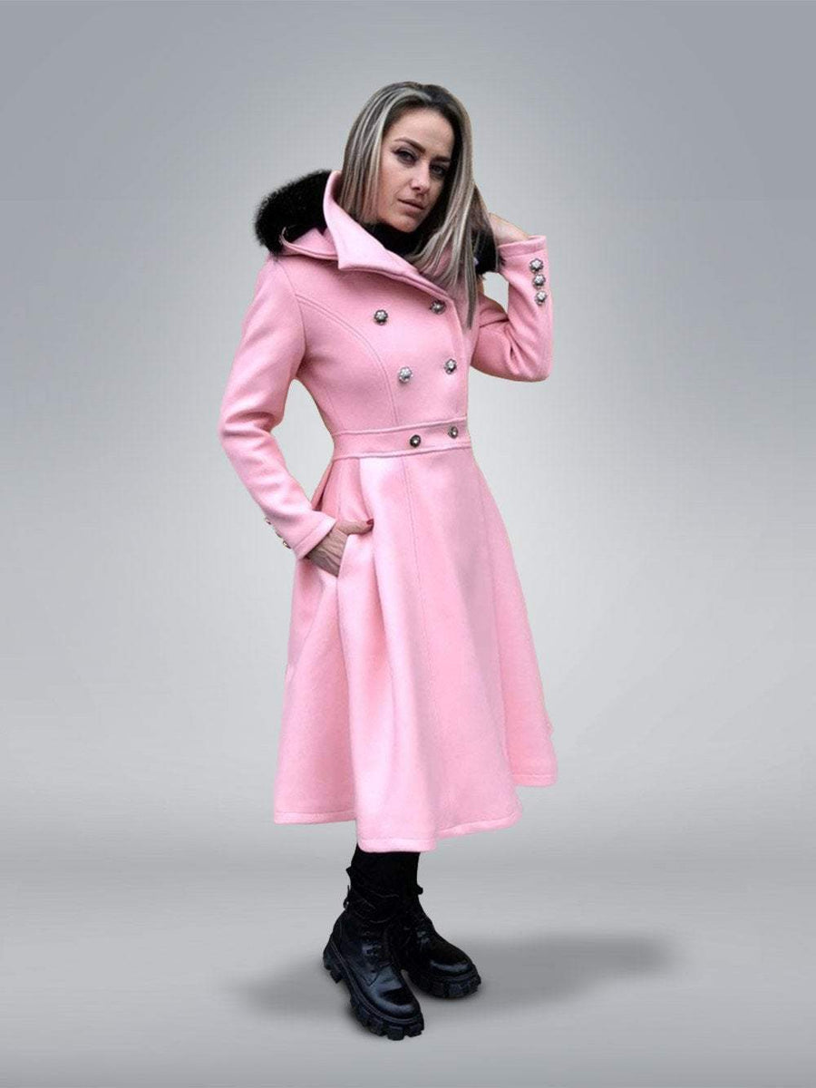 Pink Princess Coat with Hood