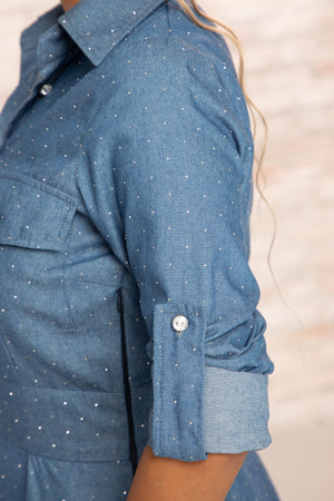 SPARKLING STONES DRESS