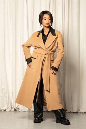 BELTED ROBE JACKET - Astraea