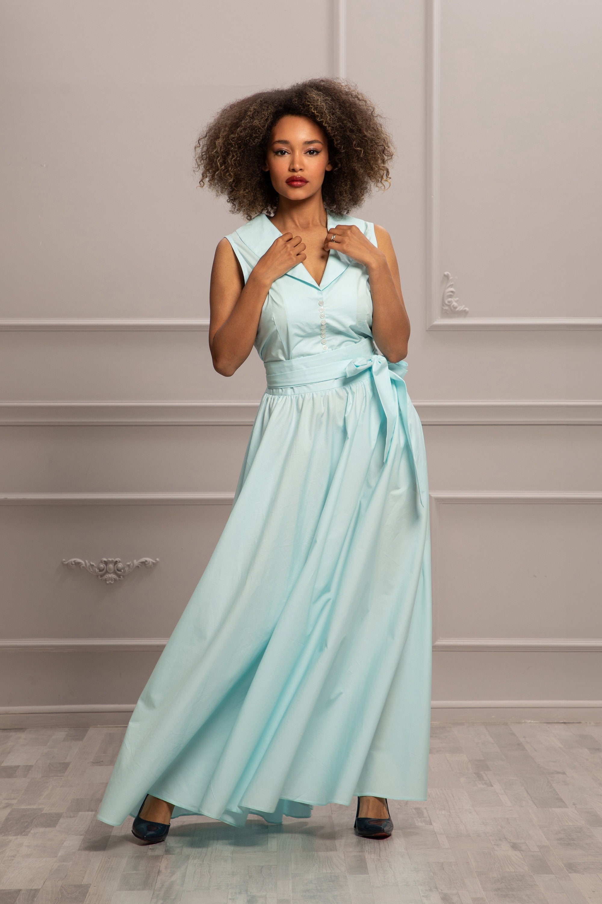 light blue prairie dress Blue Prairie Dress