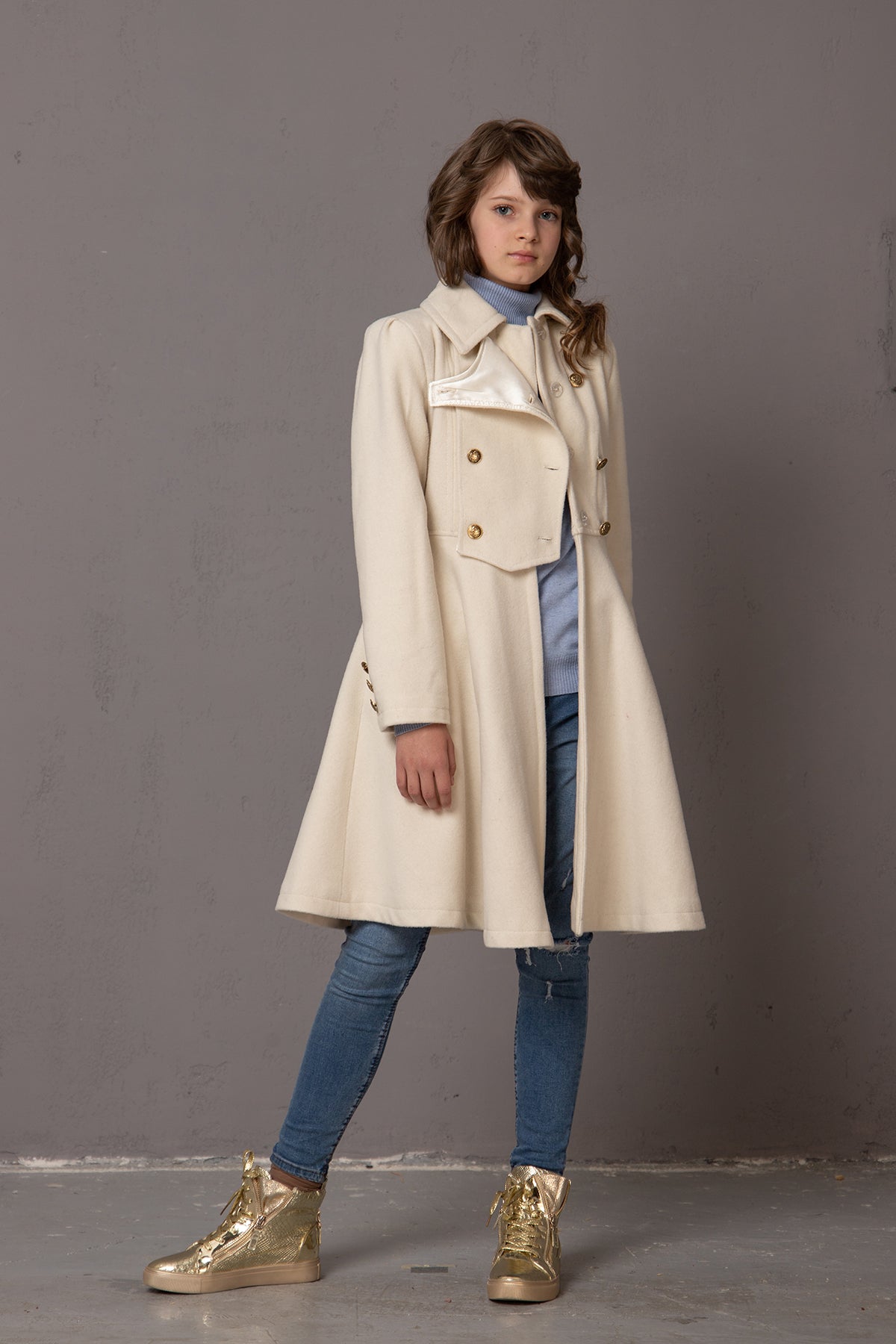 IVORY SKATING COAT