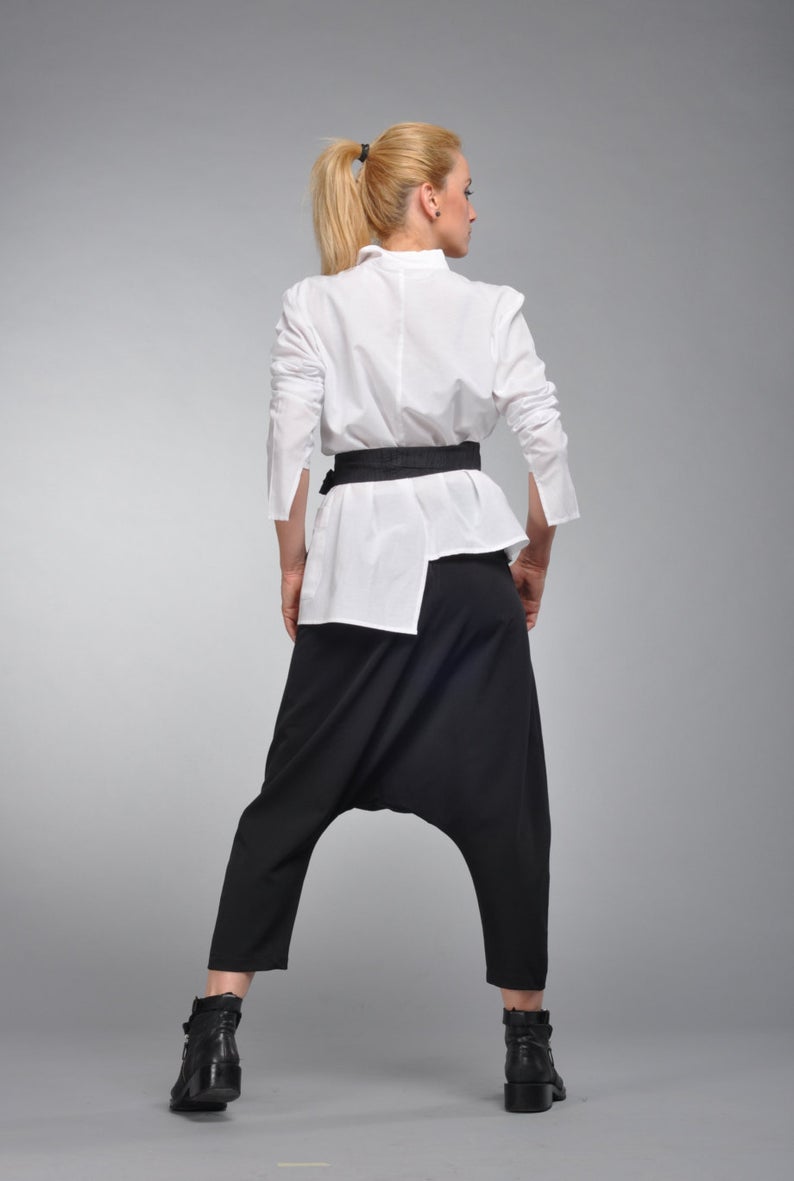 Asymmetric Collar Shirt - Astraea