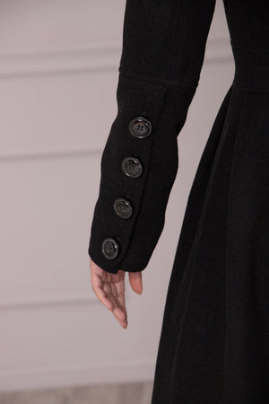 BACK BUTTONS COAT - Astraea