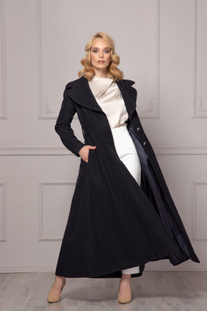 BELTED WOOL OVERCOAT - Astraea