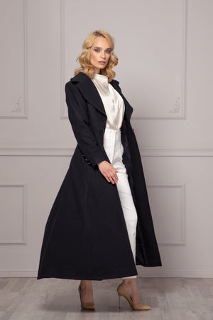 BELTED WOOL OVERCOAT - Astraea