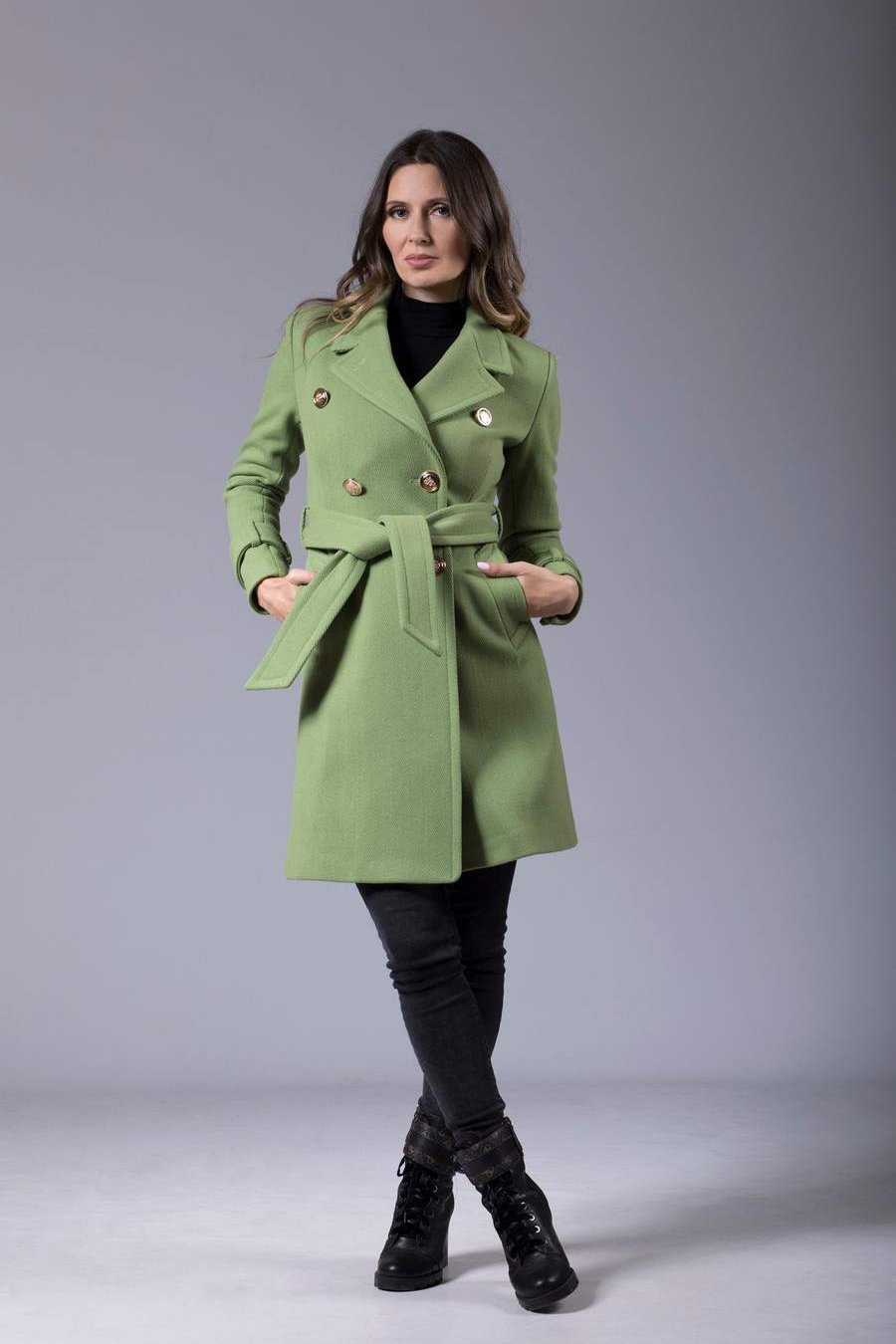Cashmere Midi Coat - Astraea