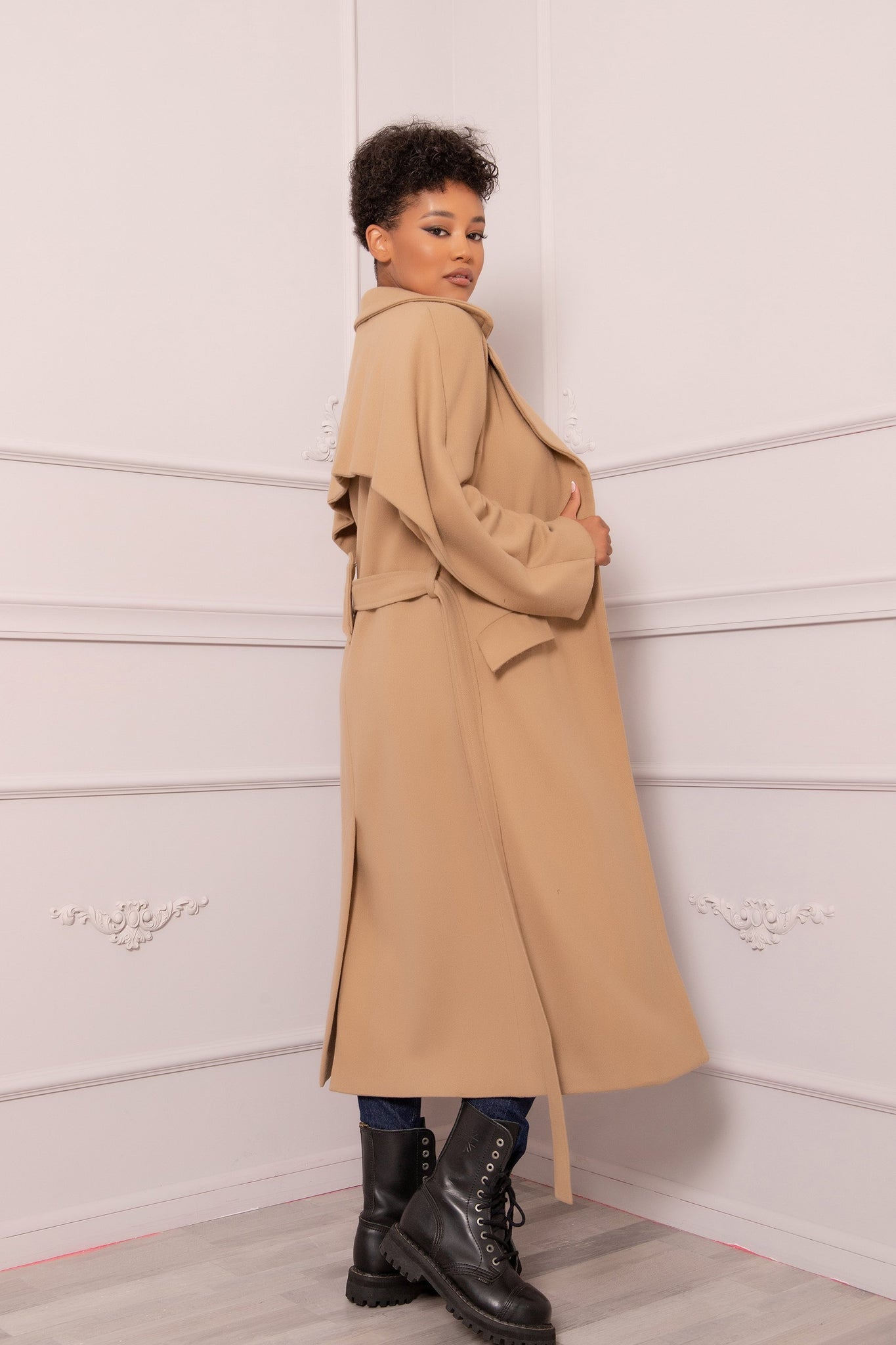 Cashmere Trench Coat - Astraea