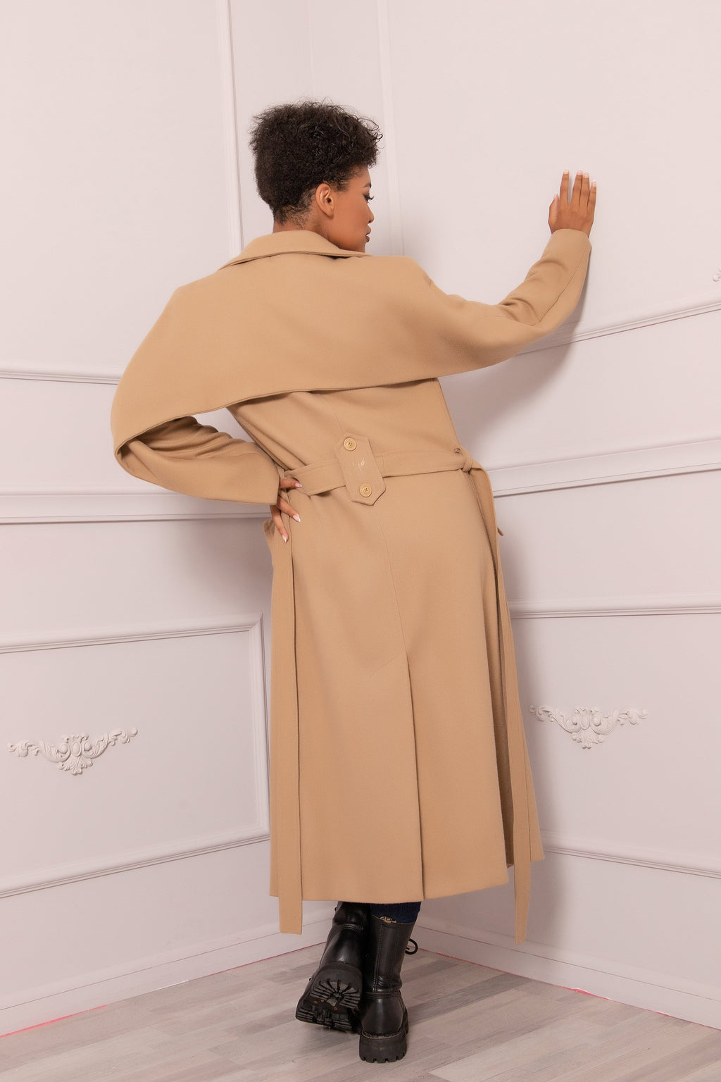 Cashmere Trench Coat - Astraea