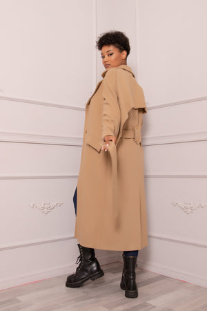 Cashmere Trench Coat - Astraea