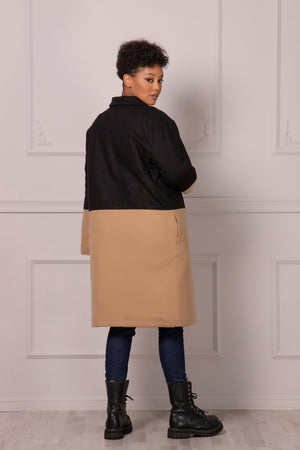 Color Block Coat - Astraea