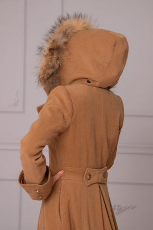 Custom Genuine Fur Hood for Astraea Coat - Astraea