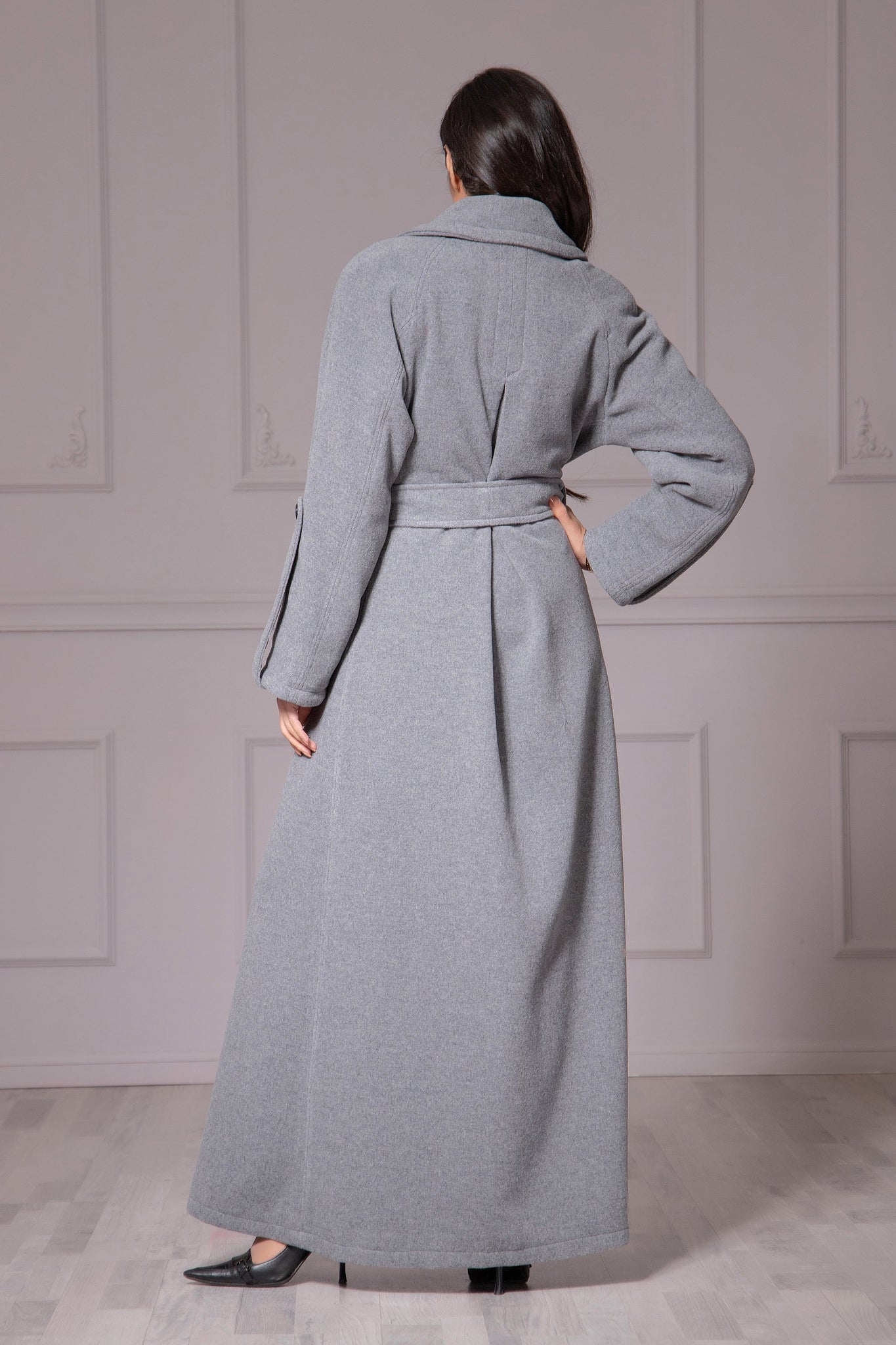 DETAILS MAXI COAT - Astraea