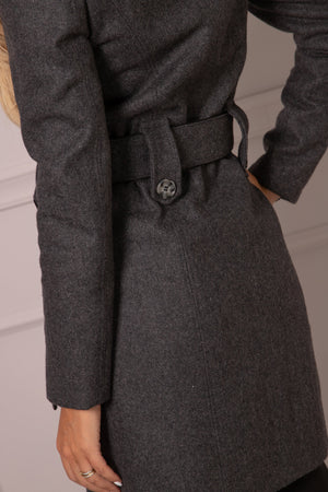 Double Breasted Cashmere Coat - Astraea