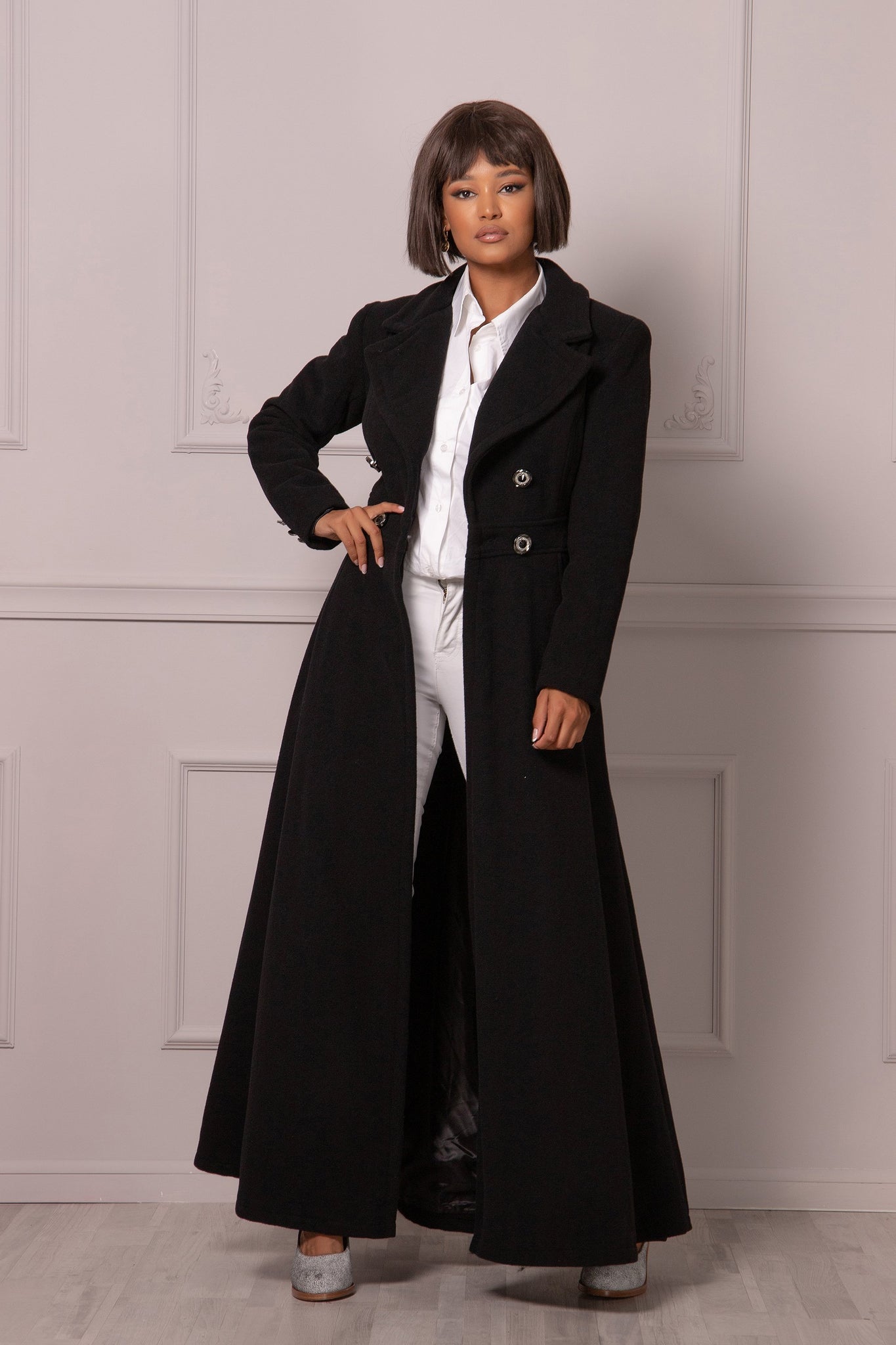 ELEGANT WINTER MAXI COAT Astraea ELEGANT WINTER MAXI COAT Astraea