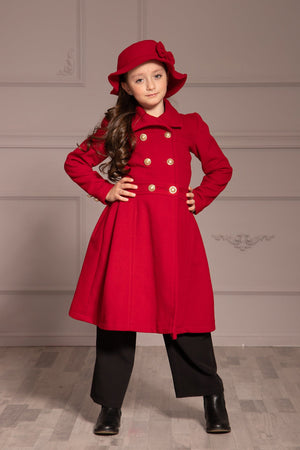 FLARED GIRL COAT - Astraea