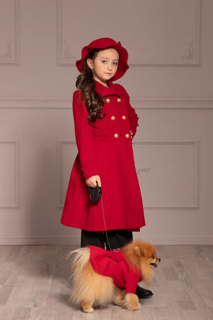 FLARED GIRL COAT - Astraea