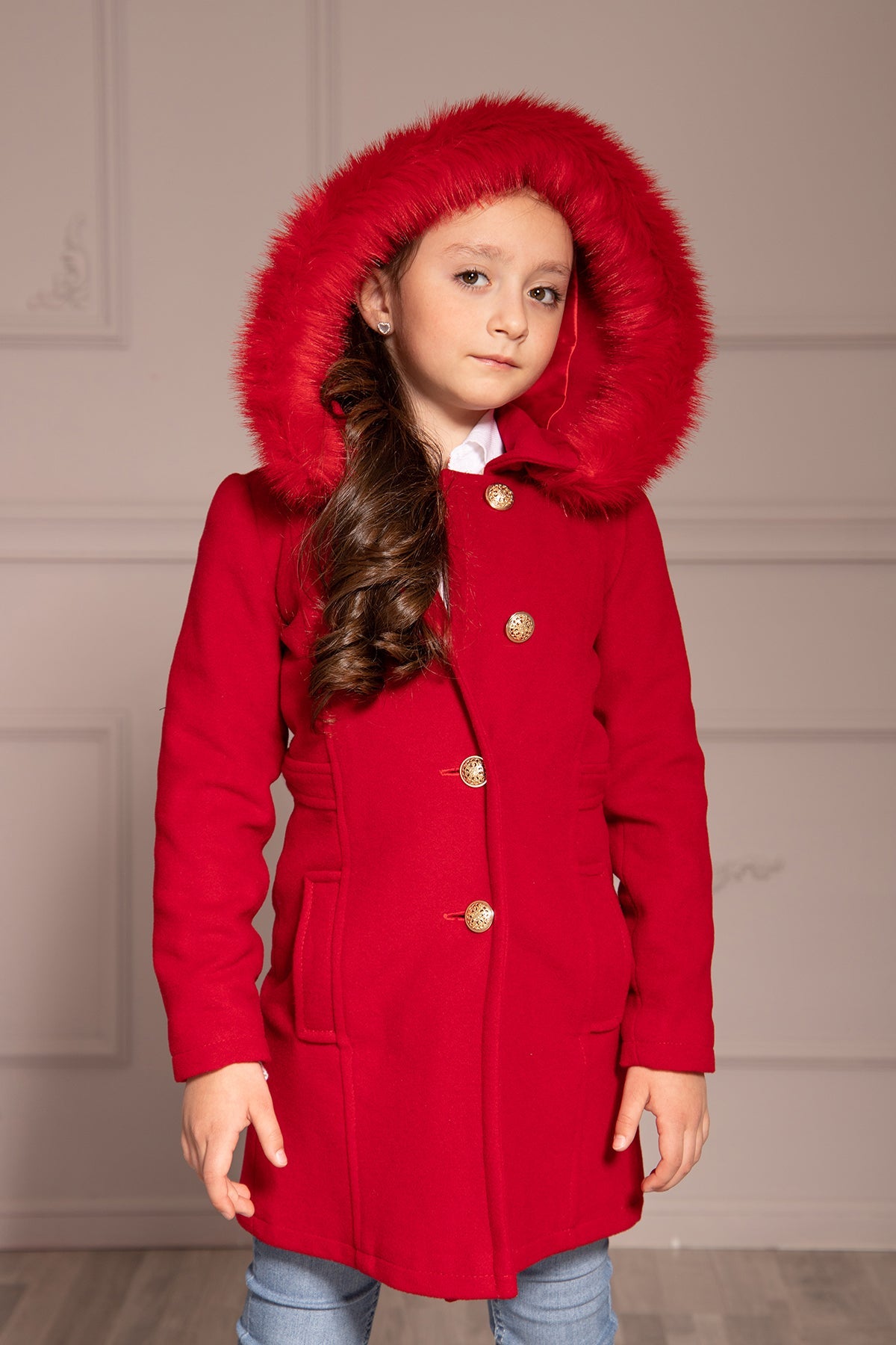 GIRL STRAIGHT COAT - Astraea