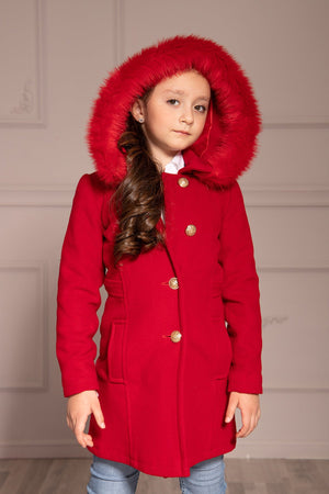 GIRL STRAIGHT COAT - Astraea