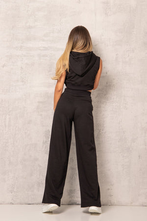 High-Waist Pants and Crop Top - Astraea