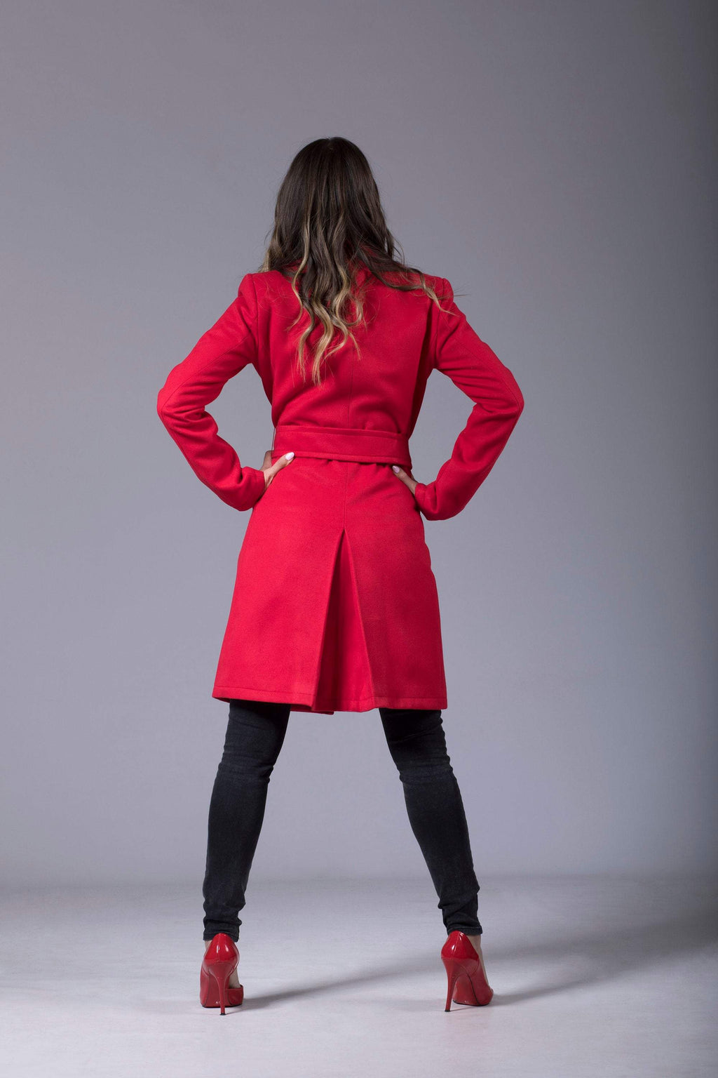 Knee Length Coat - Astraea