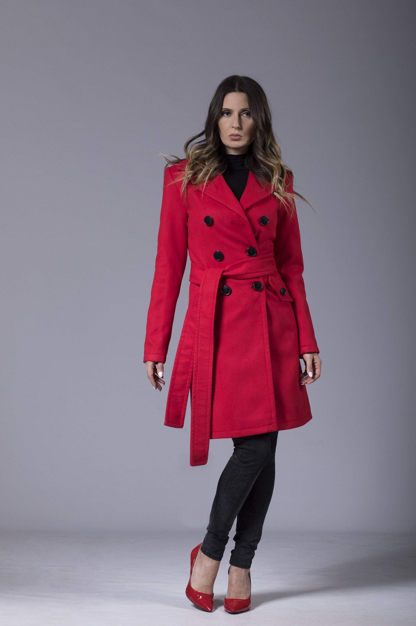 Knee Length Coat - Astraea