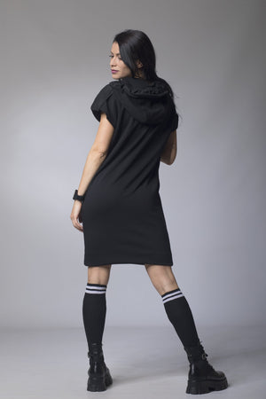 Knee Length Dress with Hood - Astraea