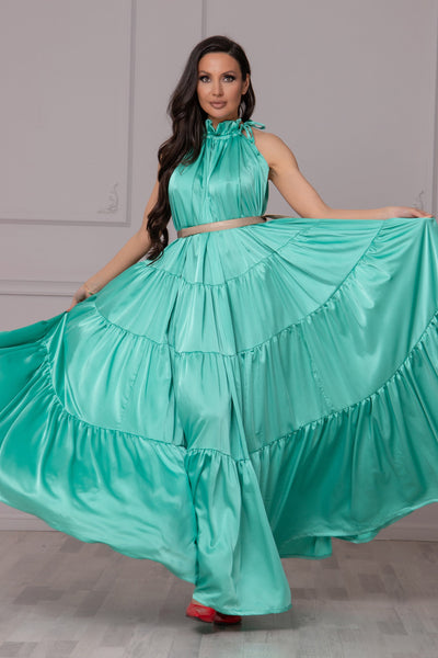 Light Emerald Green Dress – Astraea