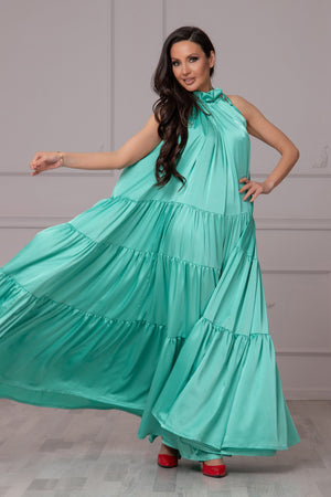 Light Emerald Green Dress - Astraea