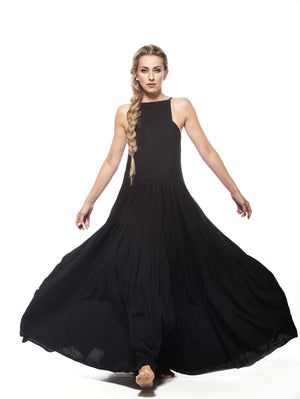 Maxi Dress With Open Back - Astraea