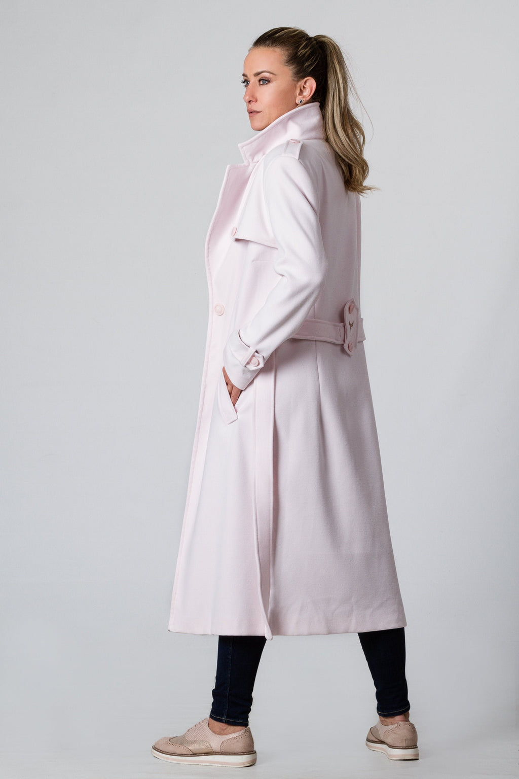 Pink Trench Coat - Astraea