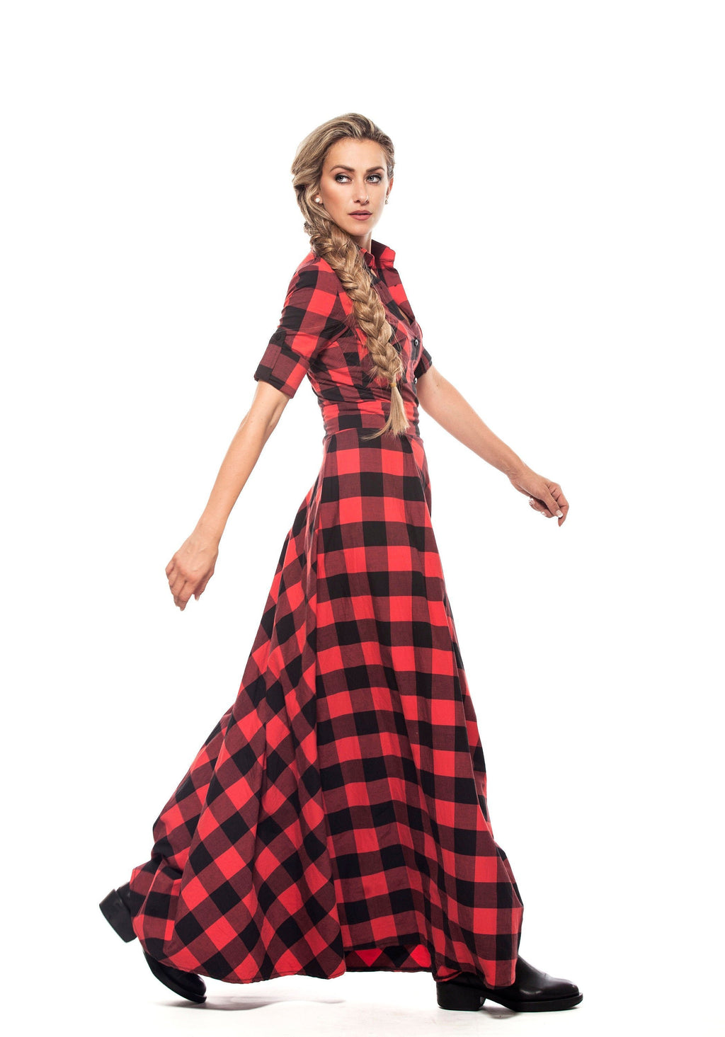 Plaid Dress - Astraea