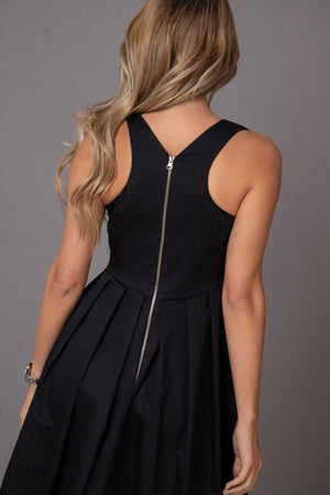 PLEATED RACERBACK DRESS - Astraea