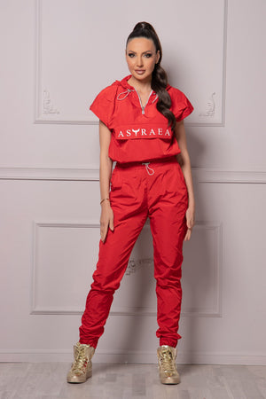 RED ATHLEISURE SET - Astraea