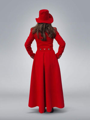 Red Cashmere Coat Astraea Red Cashmere Coat Astraea