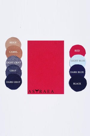 Red Cashmere Coat - Astraea