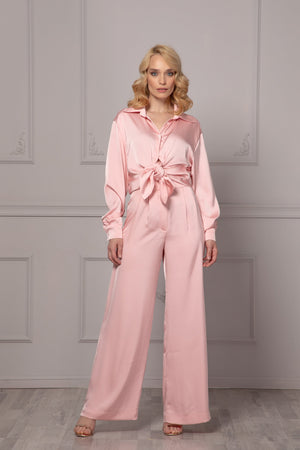 SATIN PANTS SET - Astraea