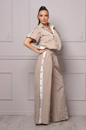 SIDE SLITS JUMPSUIT - Astraea